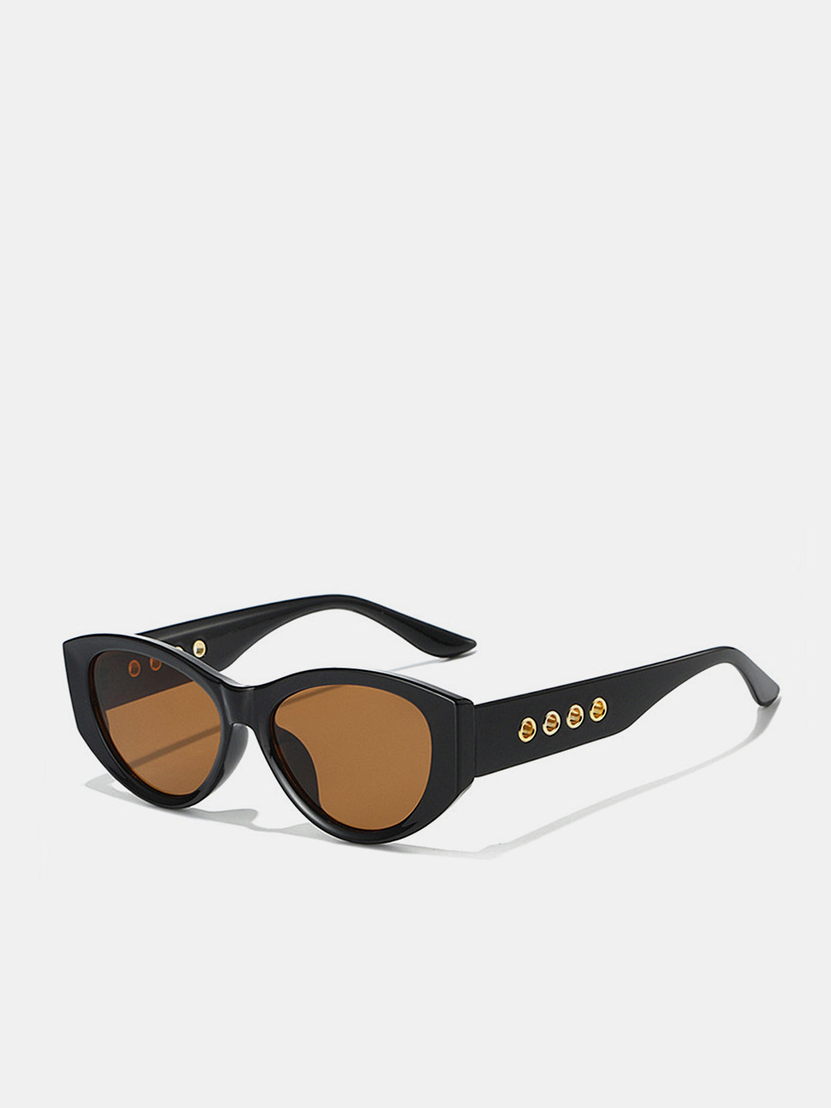 Eyelet Decor Cat Eye Sunglasses Fashion UV Protection Accessories
