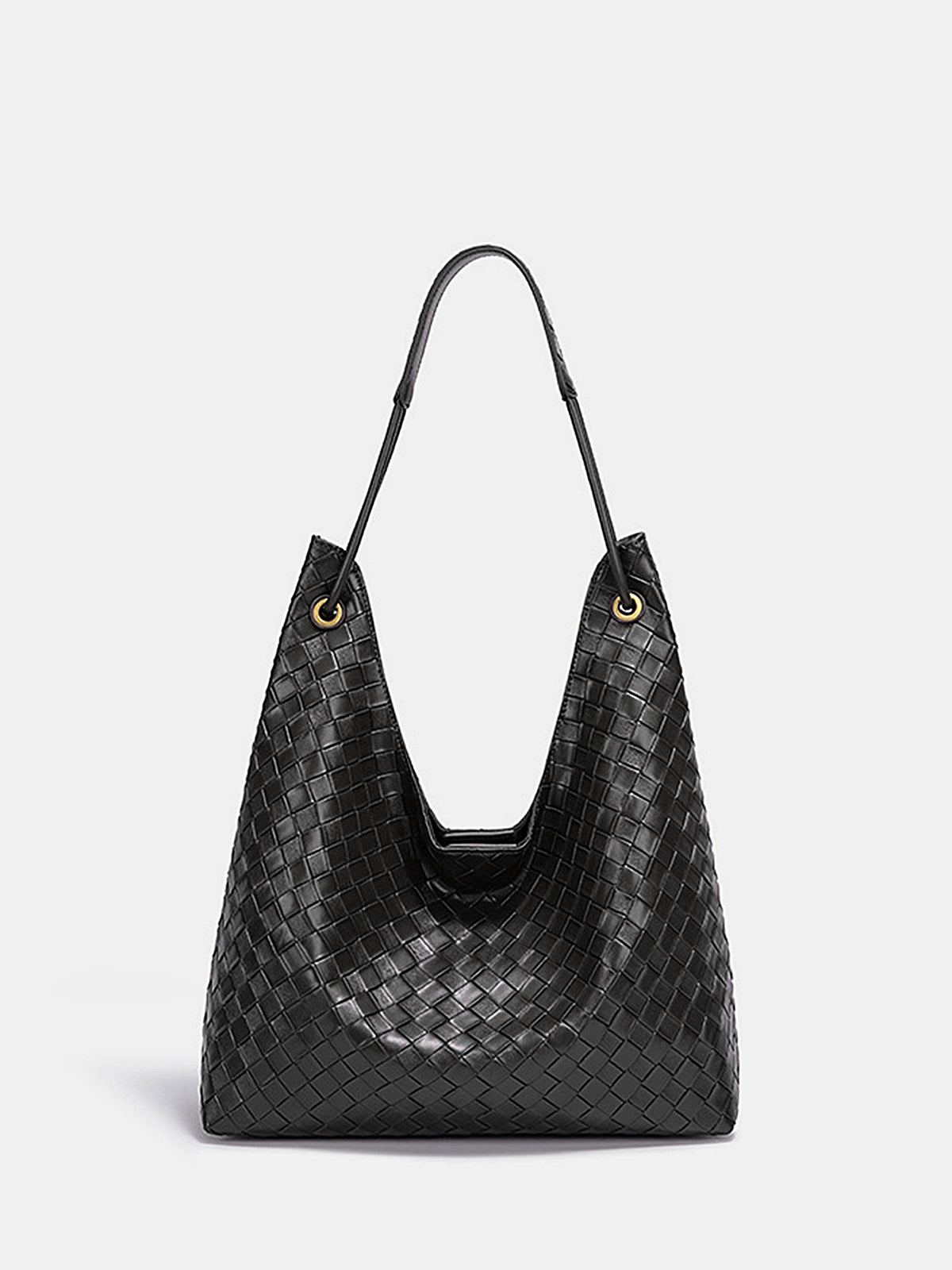 Woven Large Capacity Shoulder Tote Bag Durable Casual Women's Handbag