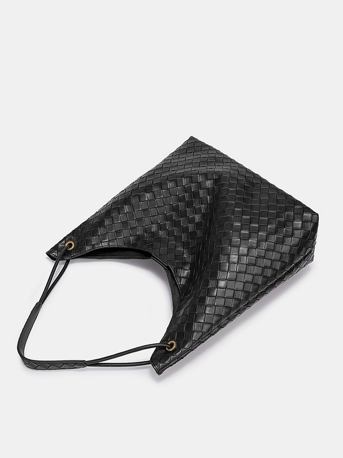 Woven Large Capacity Shoulder Tote Bag Durable Casual Women's Handbag