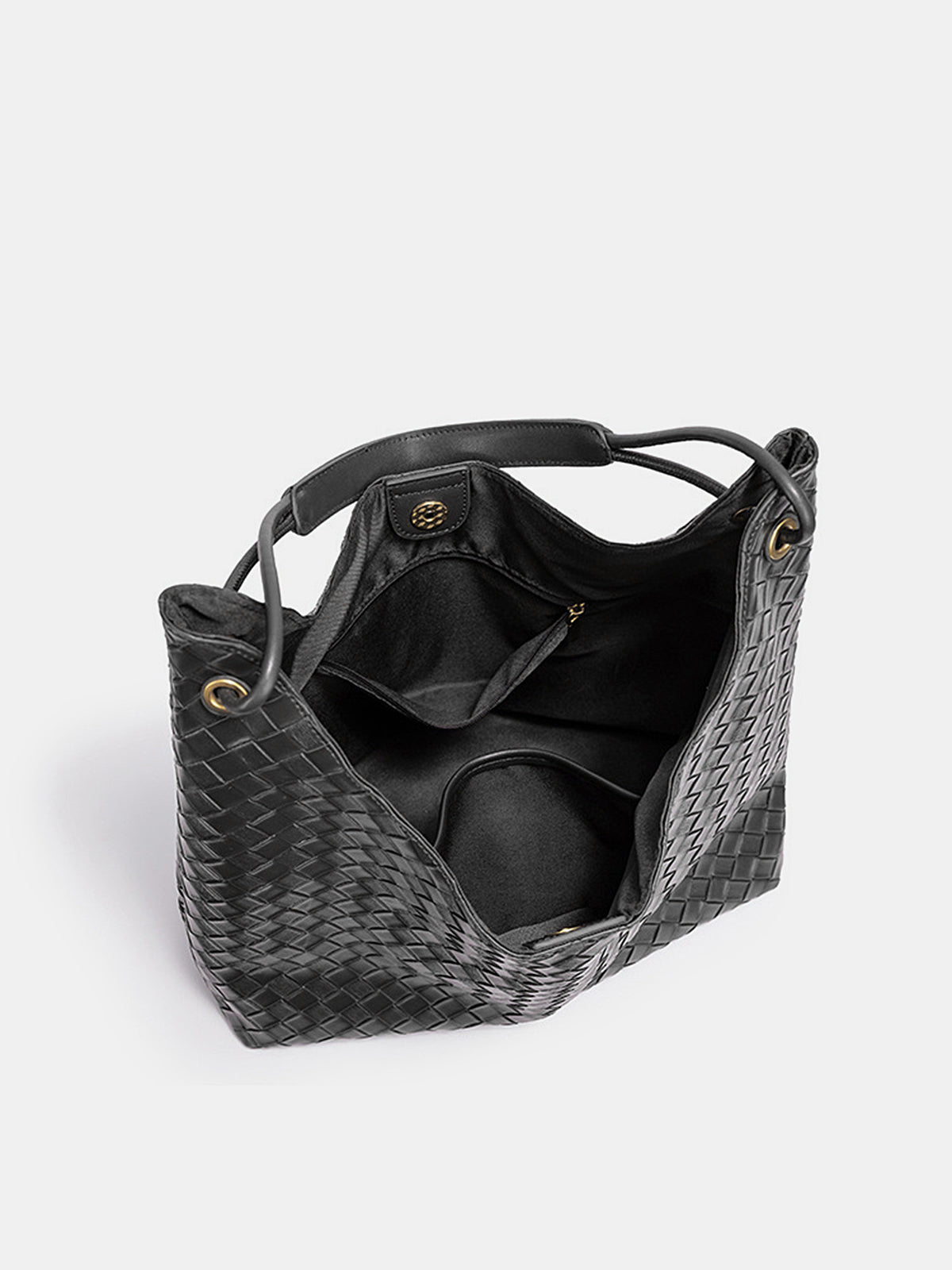 Woven Large Capacity Shoulder Tote Bag Durable Casual Women's Handbag