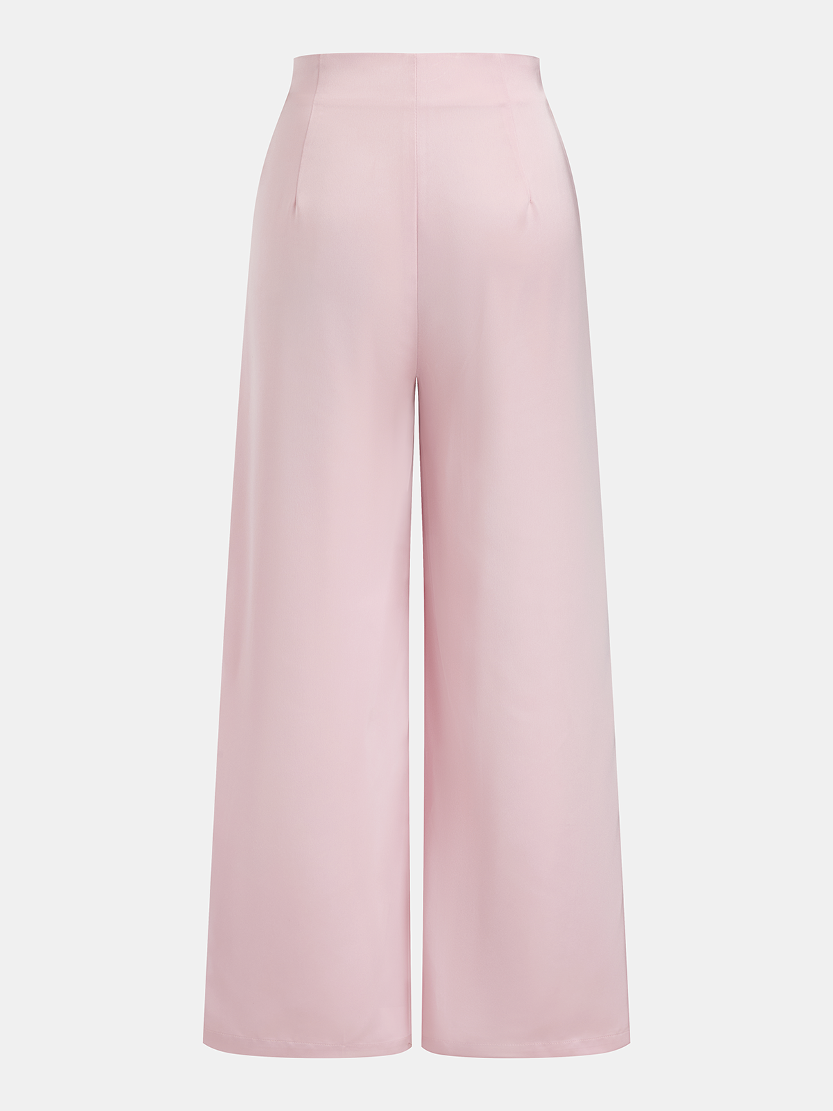Mandarin Collar Two-Piece Pants Set with Front Tie Closure