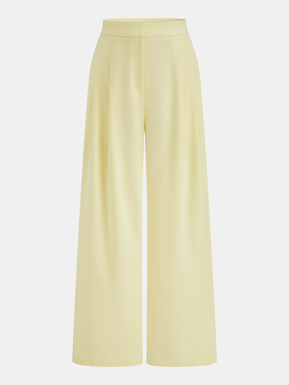 Ruched Halter Top & Wide Leg Pants Set, Elegant Evening Wear Ensemble