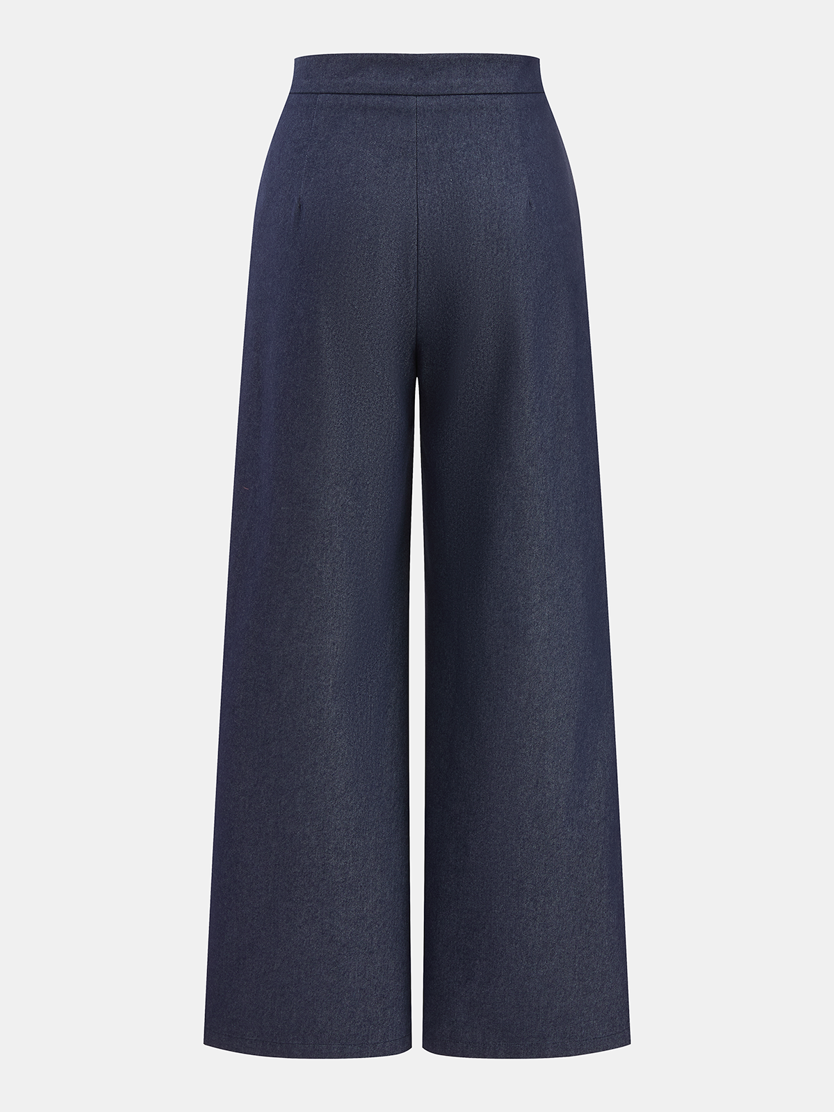 Eyelet Detail Wide Leg Pants for Women Spring Fashion