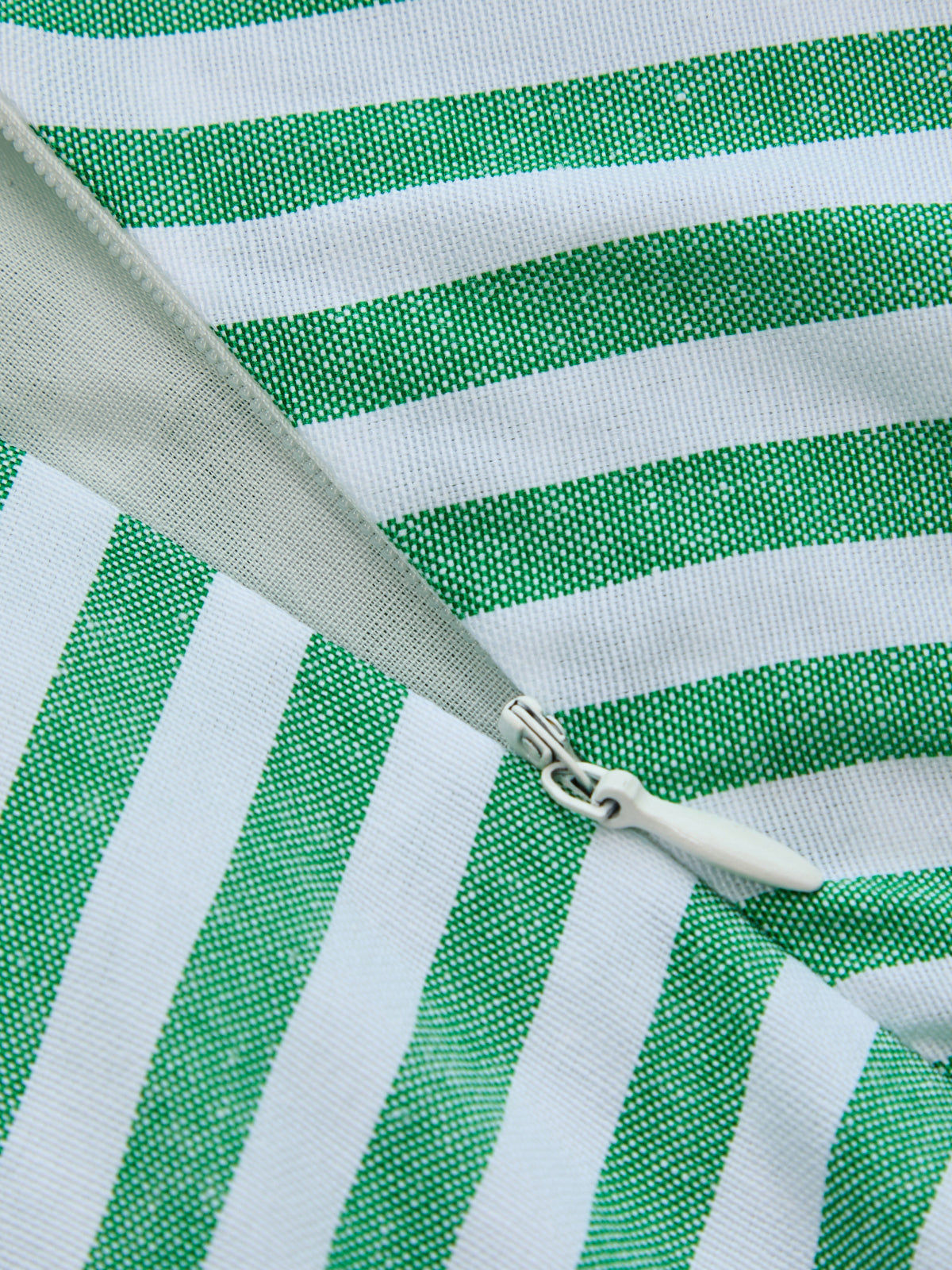 Striped One-Shoulder Maxi Dress with Side Slit Detail