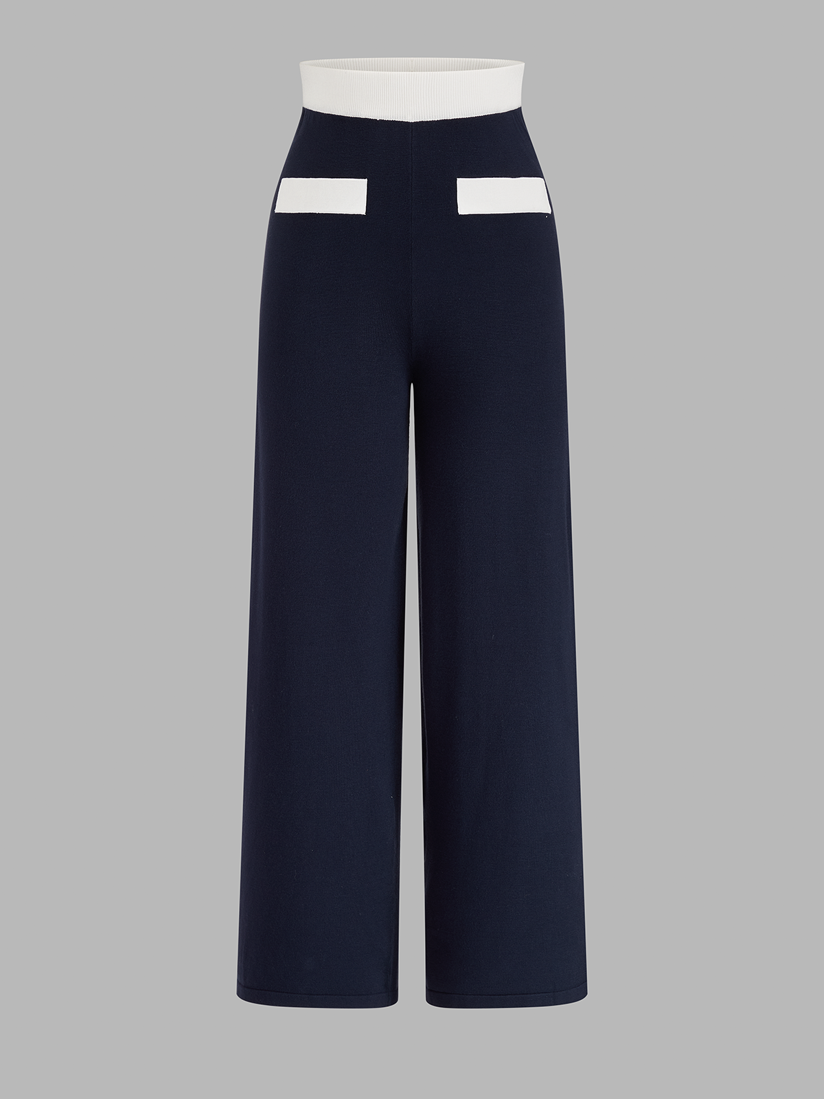 Contrast Trim Stylish Women's Knit Co-Ord Lounge Set