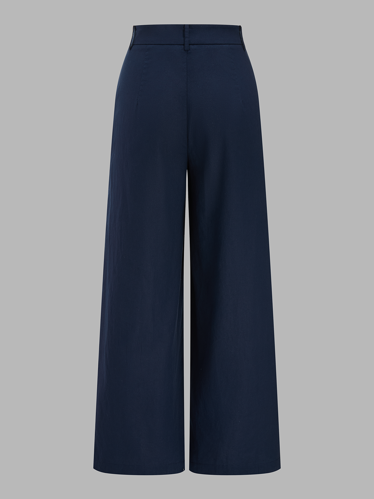 Cotton Linen Belted Strapless Top & Pants Set for Summer Outfits