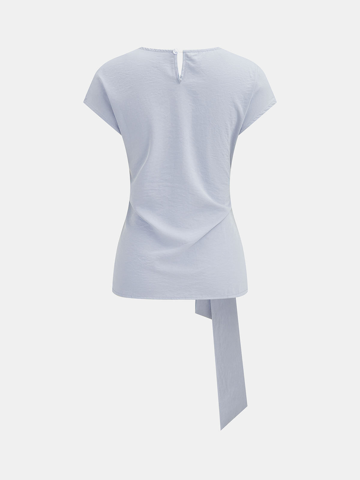 Tie-Waist Top & Wide-Leg Pants Set for Casual Wear