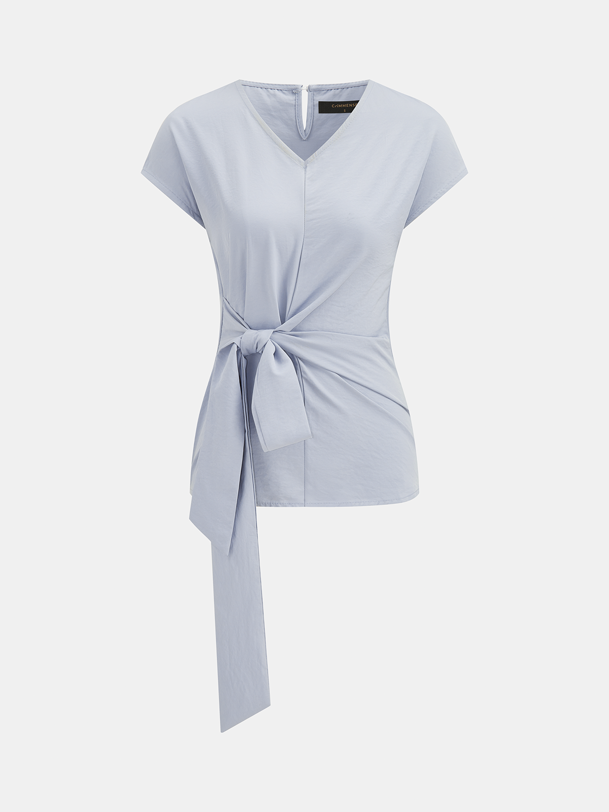 Tie-Waist Top & Wide-Leg Pants Set for Casual Wear