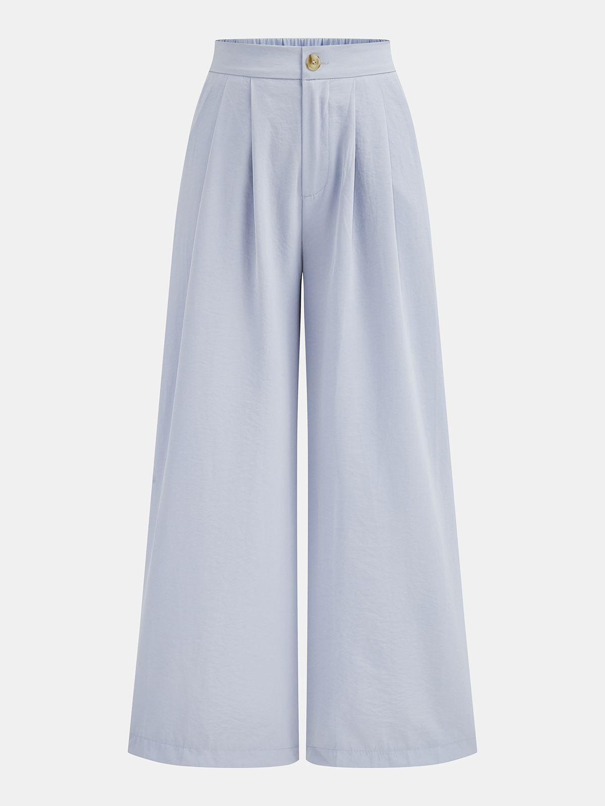 Tie-Waist Top & Wide-Leg Pants Set for Casual Wear