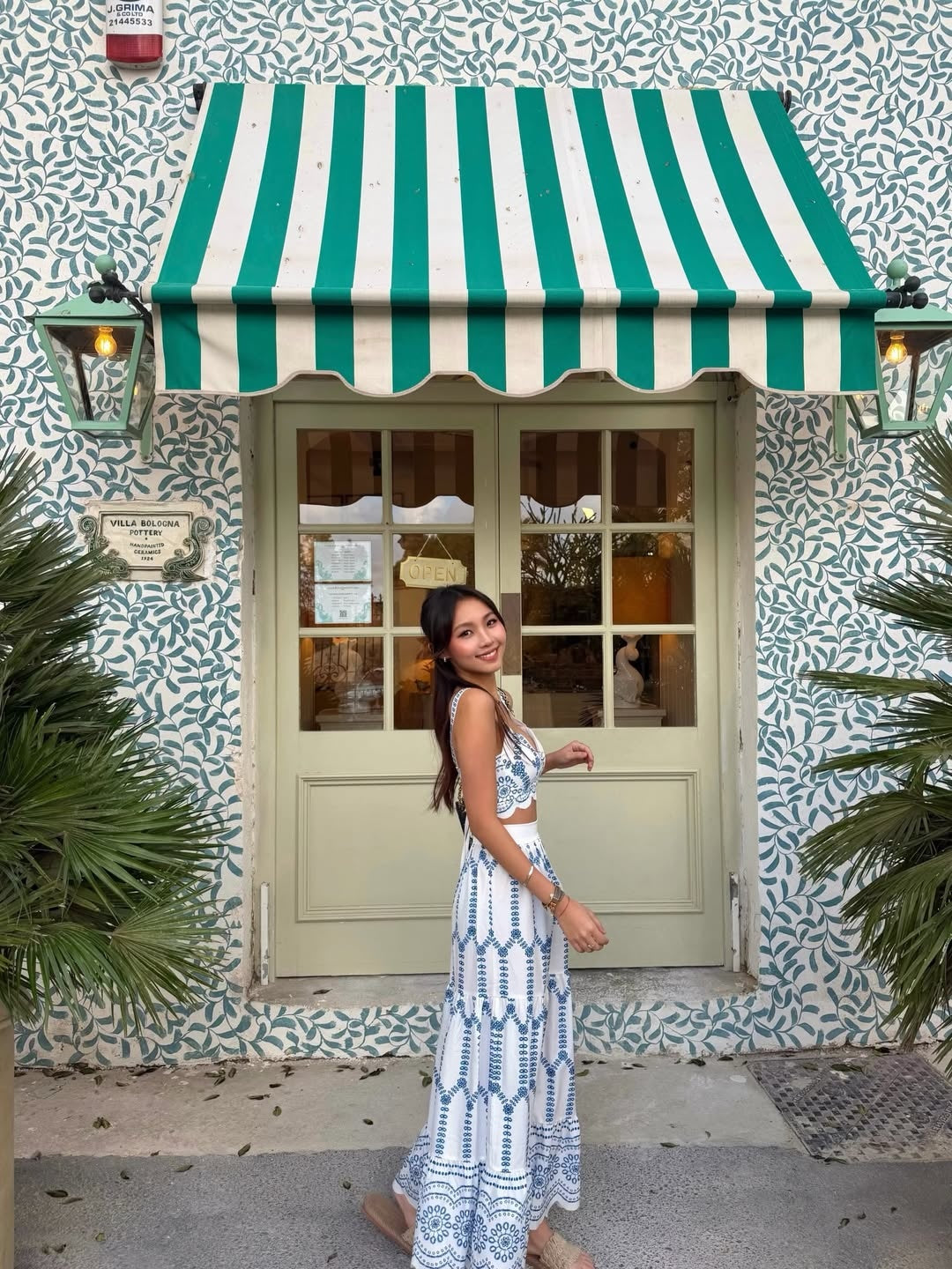 Printed Sleeveless Tie Back Skirt Set for Women Summer Outfit