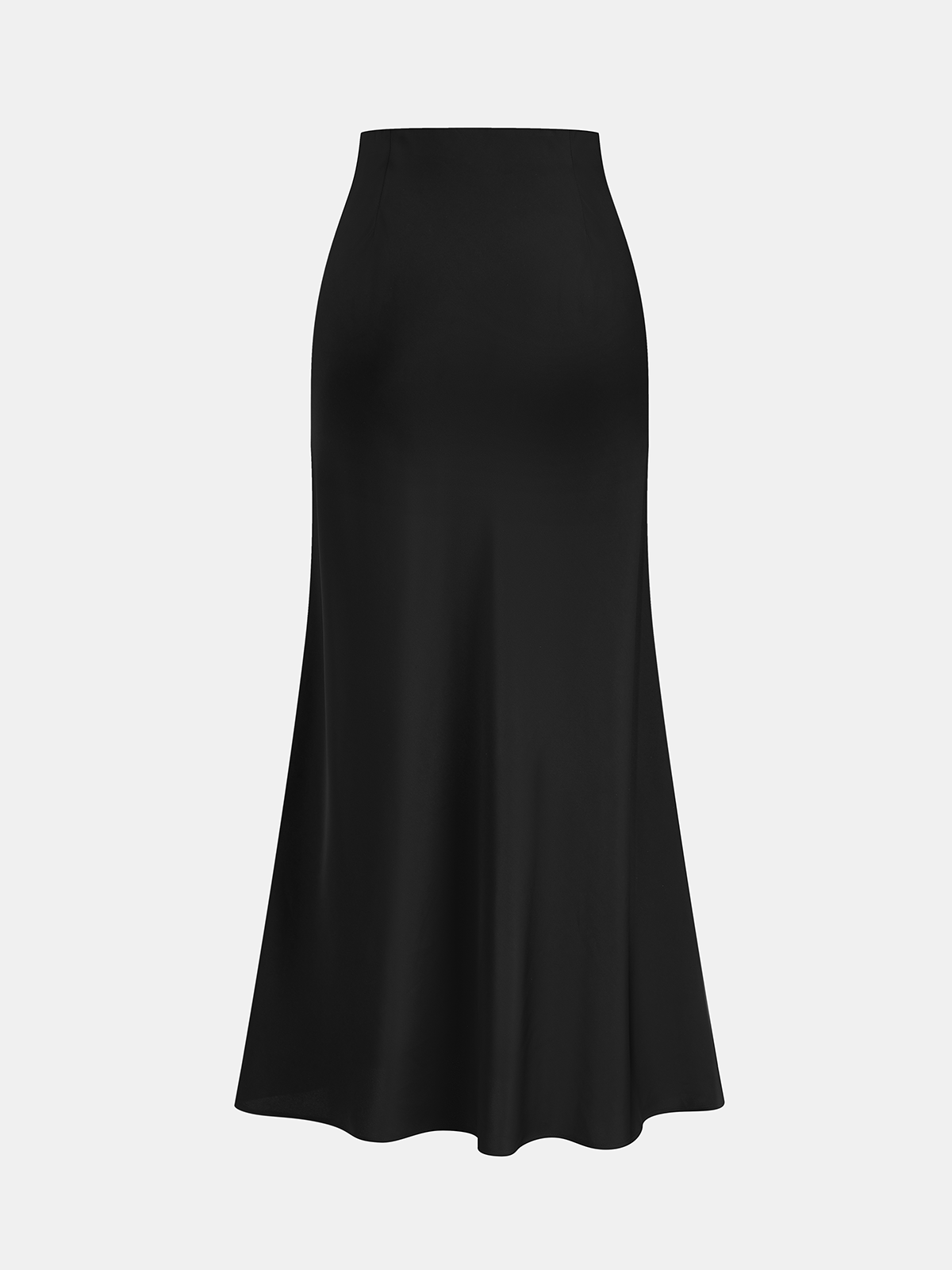 Satin Cowl Neck Blouse & Elegant Mermaid Skirt Evening Set