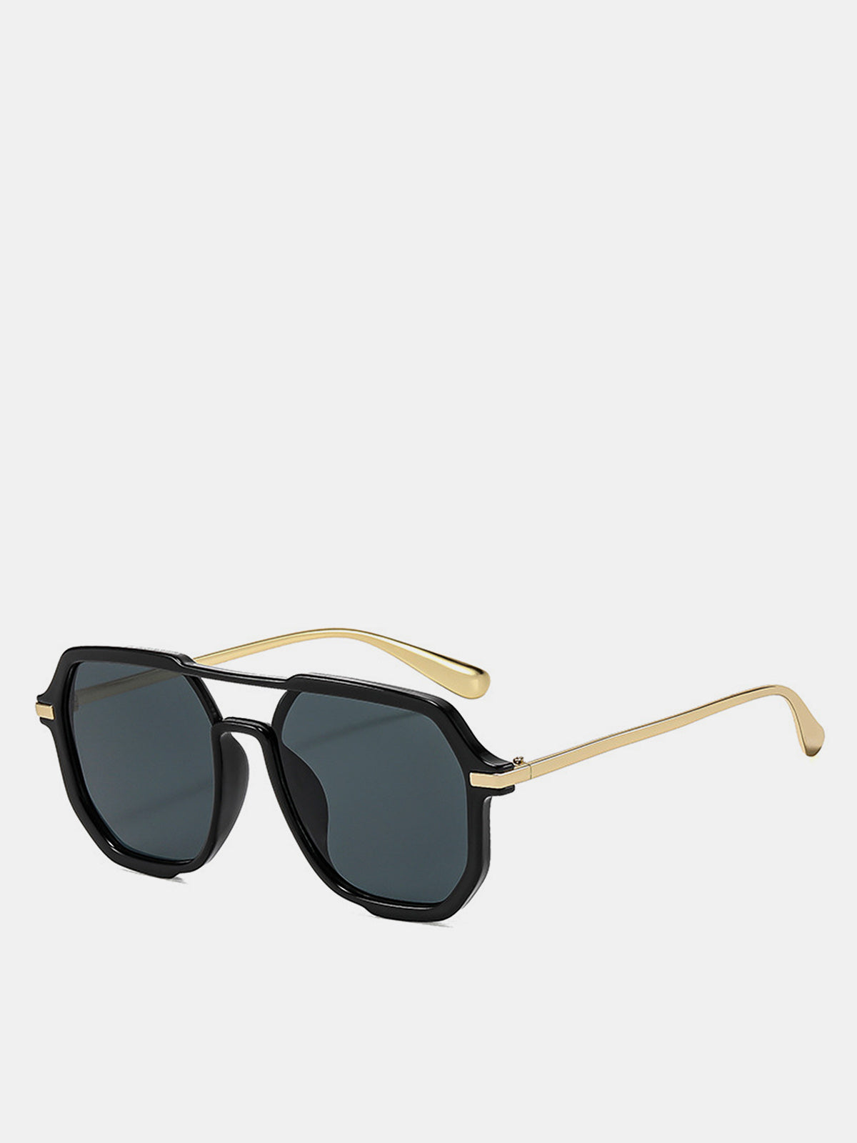 Vintage Double Bridge Aviator Sunglasses, Stylish UV Protection Eyewear Classic