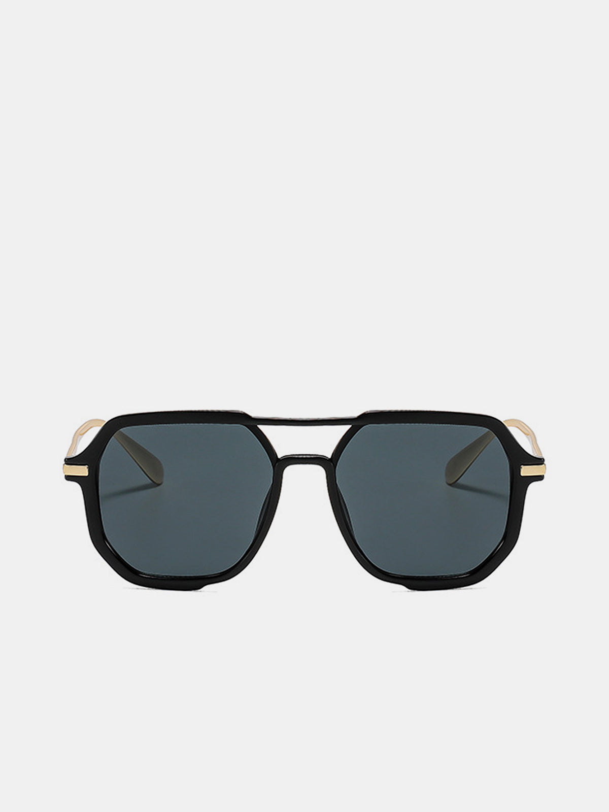Vintage Double Bridge Aviator Sunglasses, Stylish UV Protection Eyewear Classic