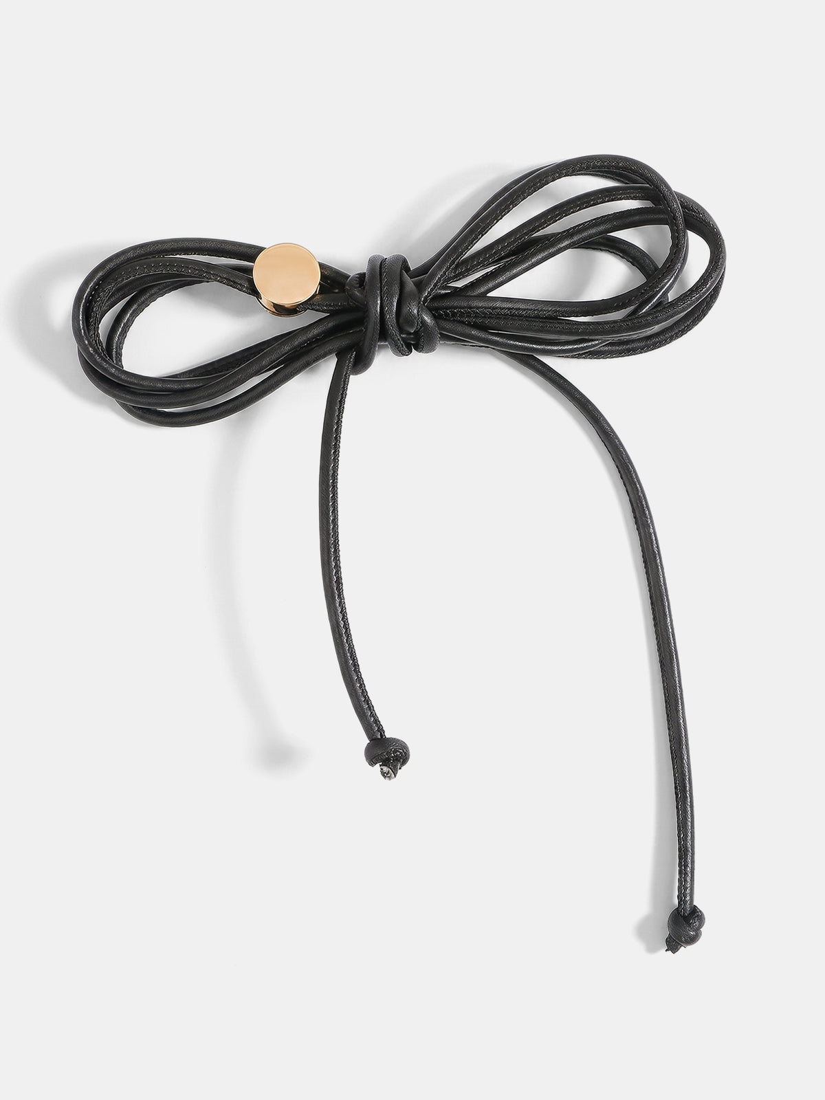 Adjustable Knotted Thin Waist Belt for Women's Fashion Styling