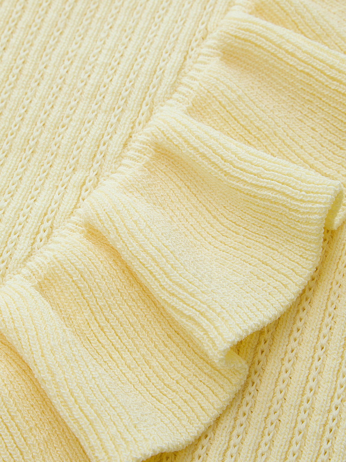 Ribbed High Neck Ruffle Sleeveless Top - Women's Casual Fashion Essential