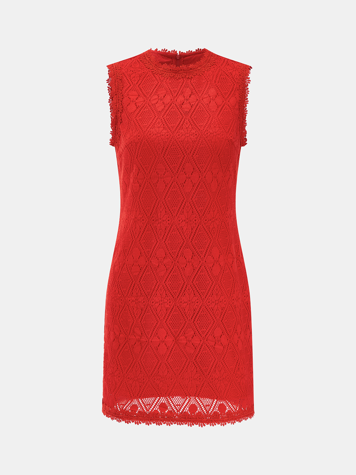 Diamond Hollow Sleeveless Mini Dress Casual Summer Style
