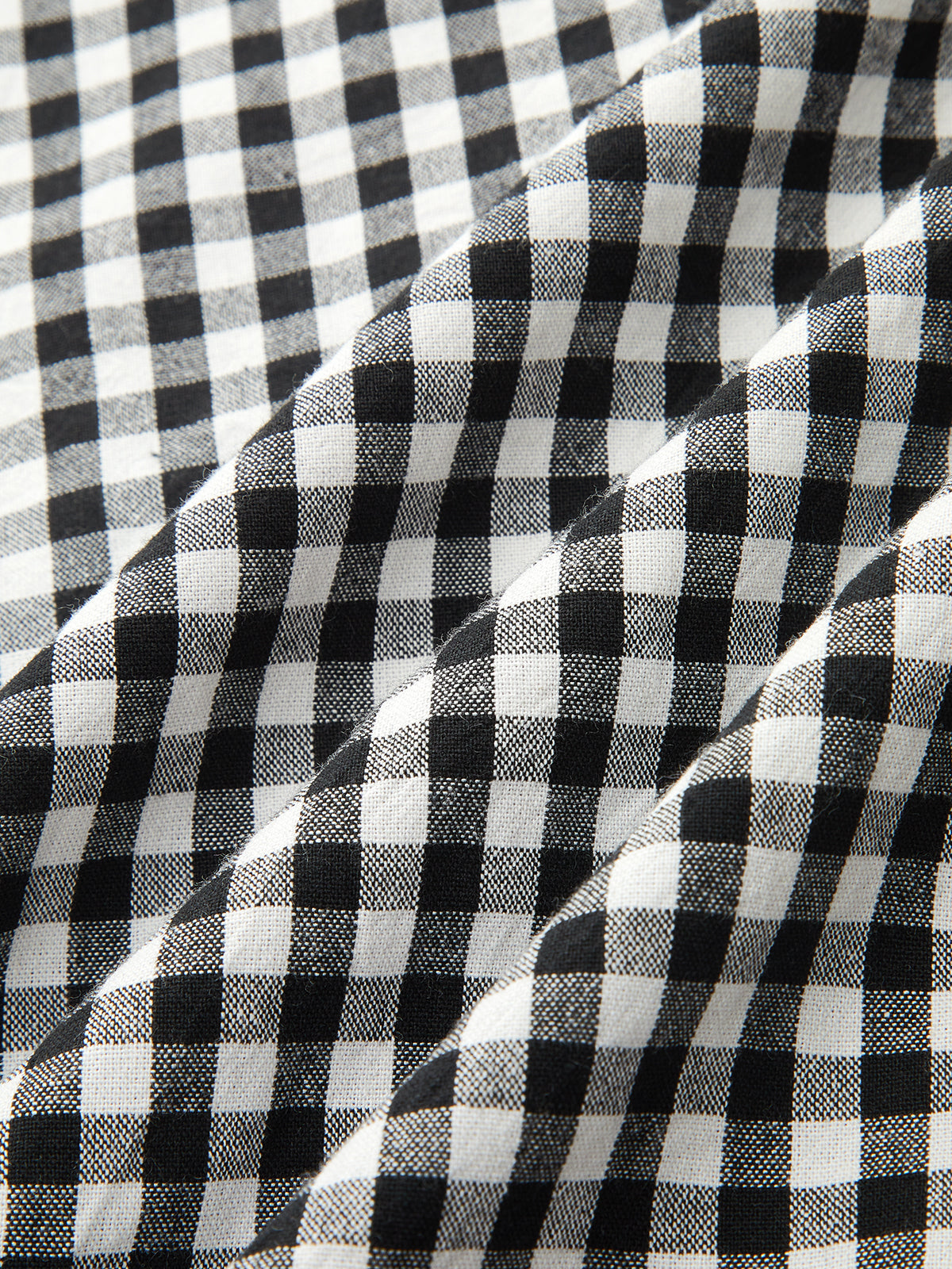 Gingham Deep V Halter Cotton Midi Dress for Women Spring Summer