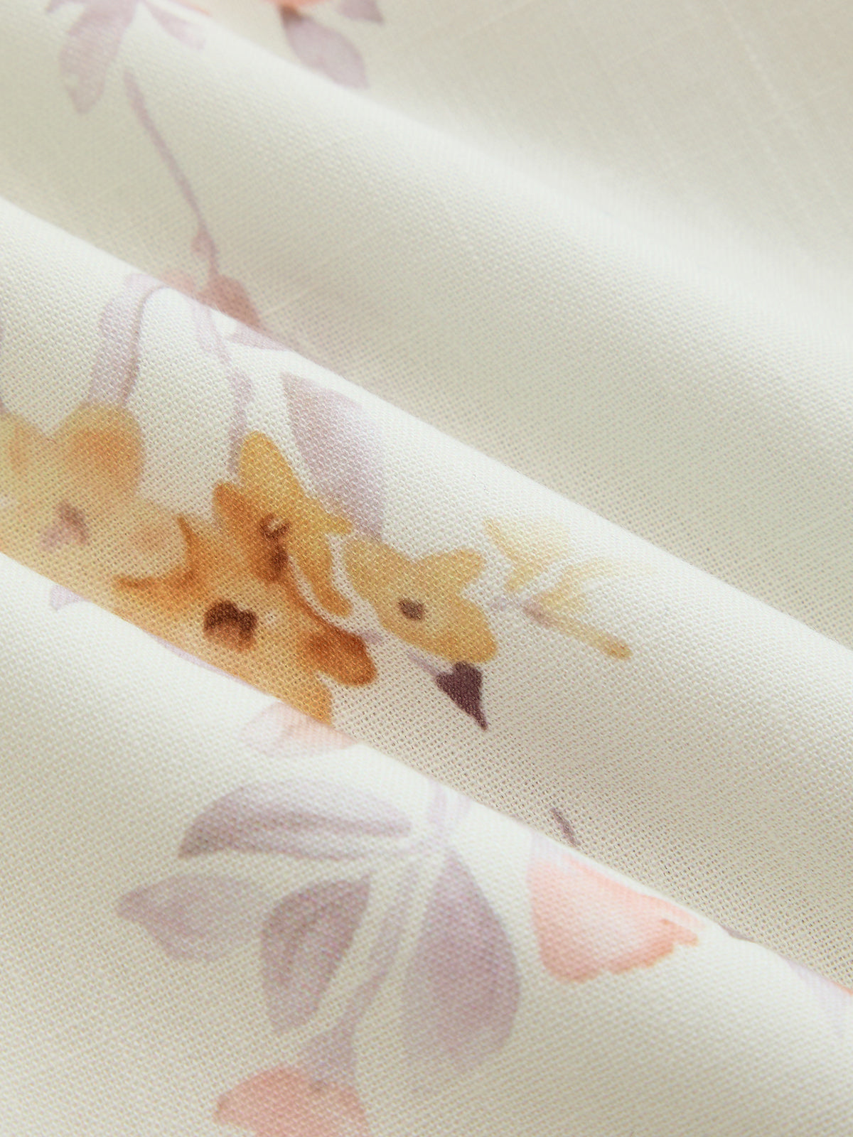Floral Bird Print Bustier Strap Midi Dress for Spring and Summer Weddings