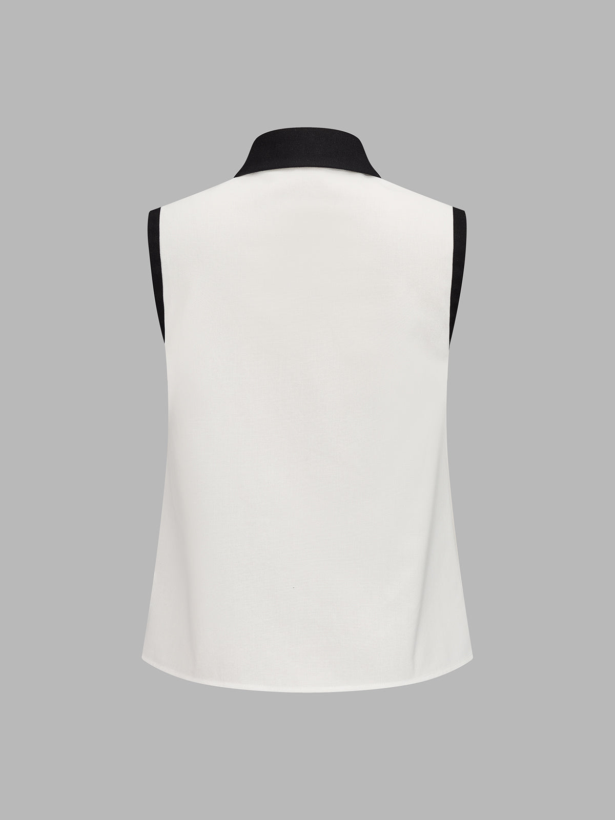 Contrast Trim Sleeveless Shirt & Shorts Set for Women Casual Summer Wear