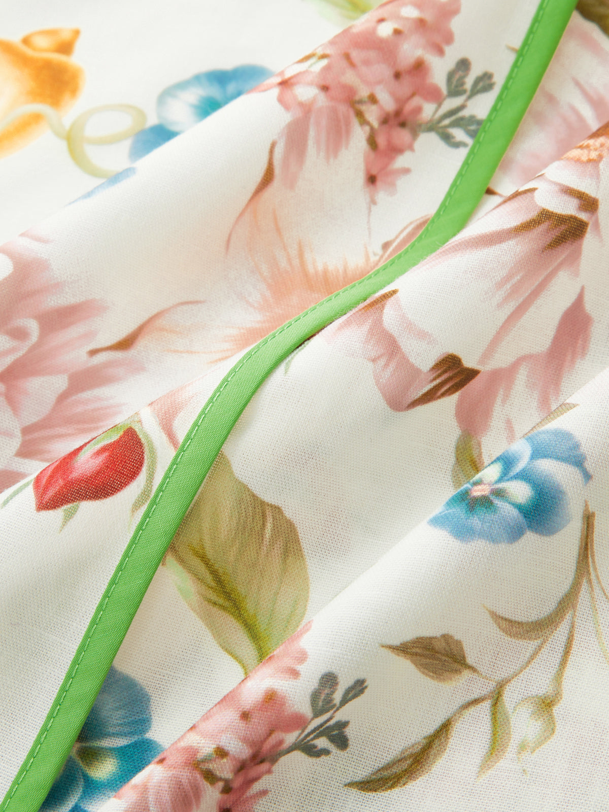 Corset Seam Tropical Print Swing Dress for Women Summer Vacation