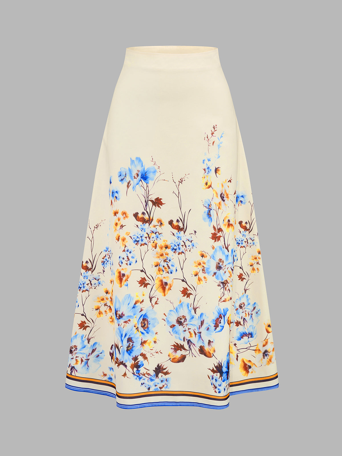 Floral Print Two Piece Skirt Set for Women Casual Summer