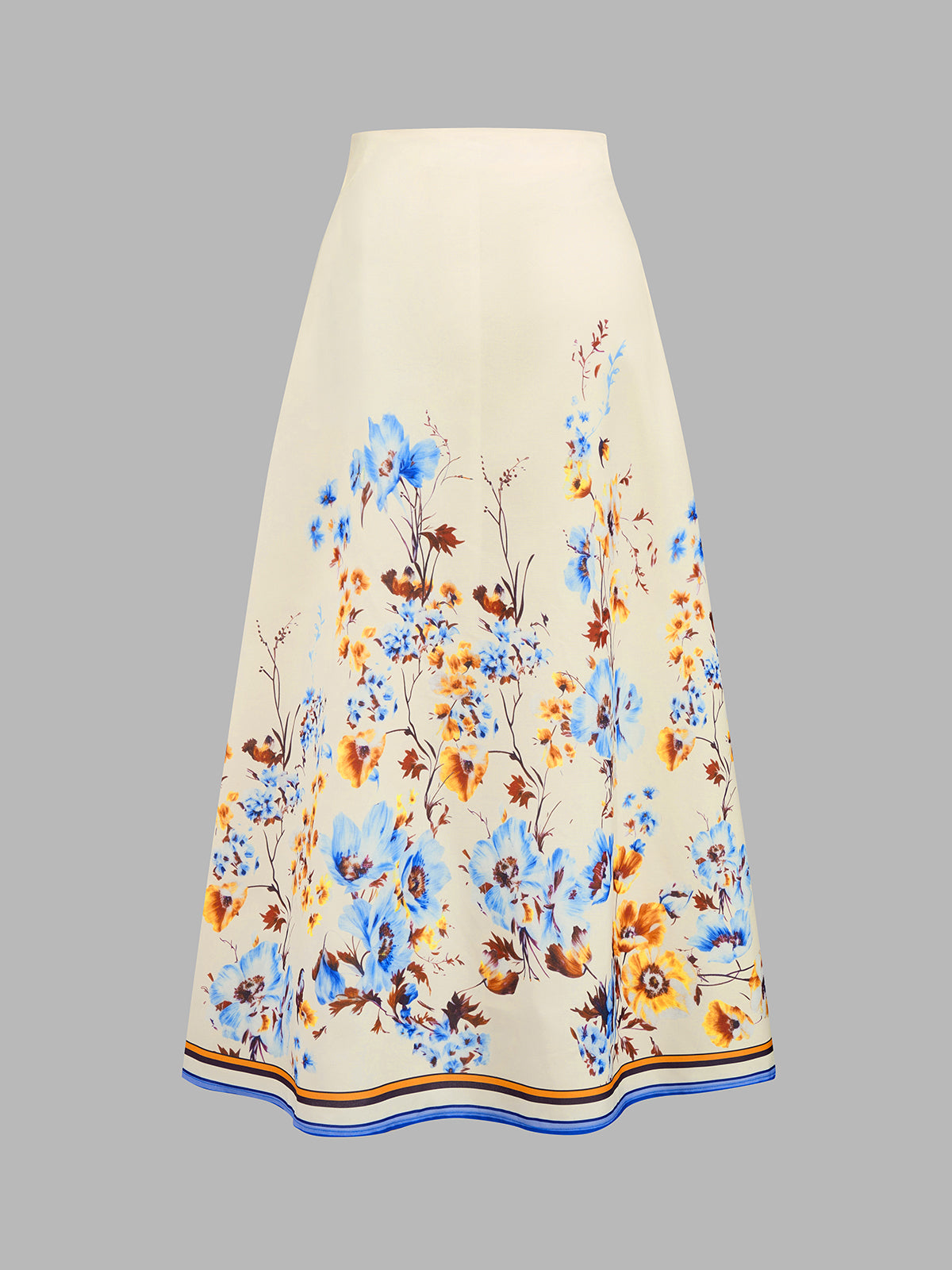 Floral Print Two Piece Skirt Set for Women Casual Summer