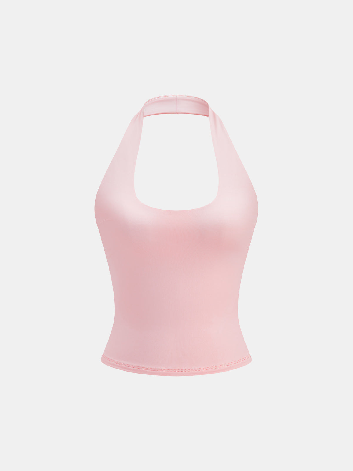 Back Twist Cutout Halter Tank Top Women's Stylish Summer Wear