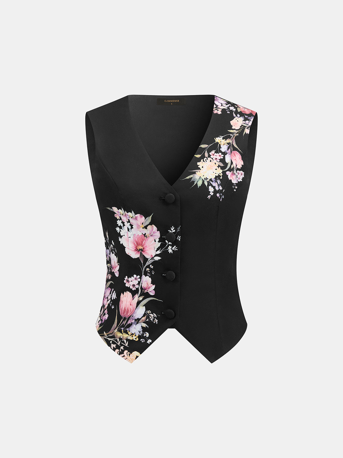Floral Print Two Piece Shorts Set with Crop Top for Women
