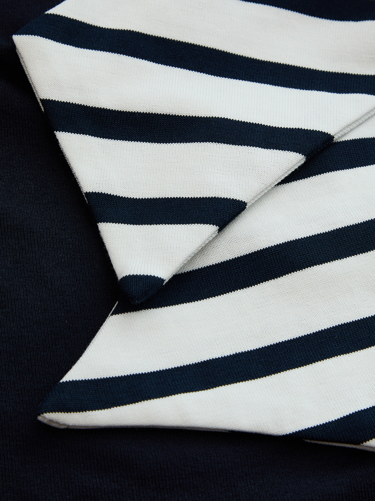 Nautical Tie Detail Short Sleeve Top Women's Summer Fashion