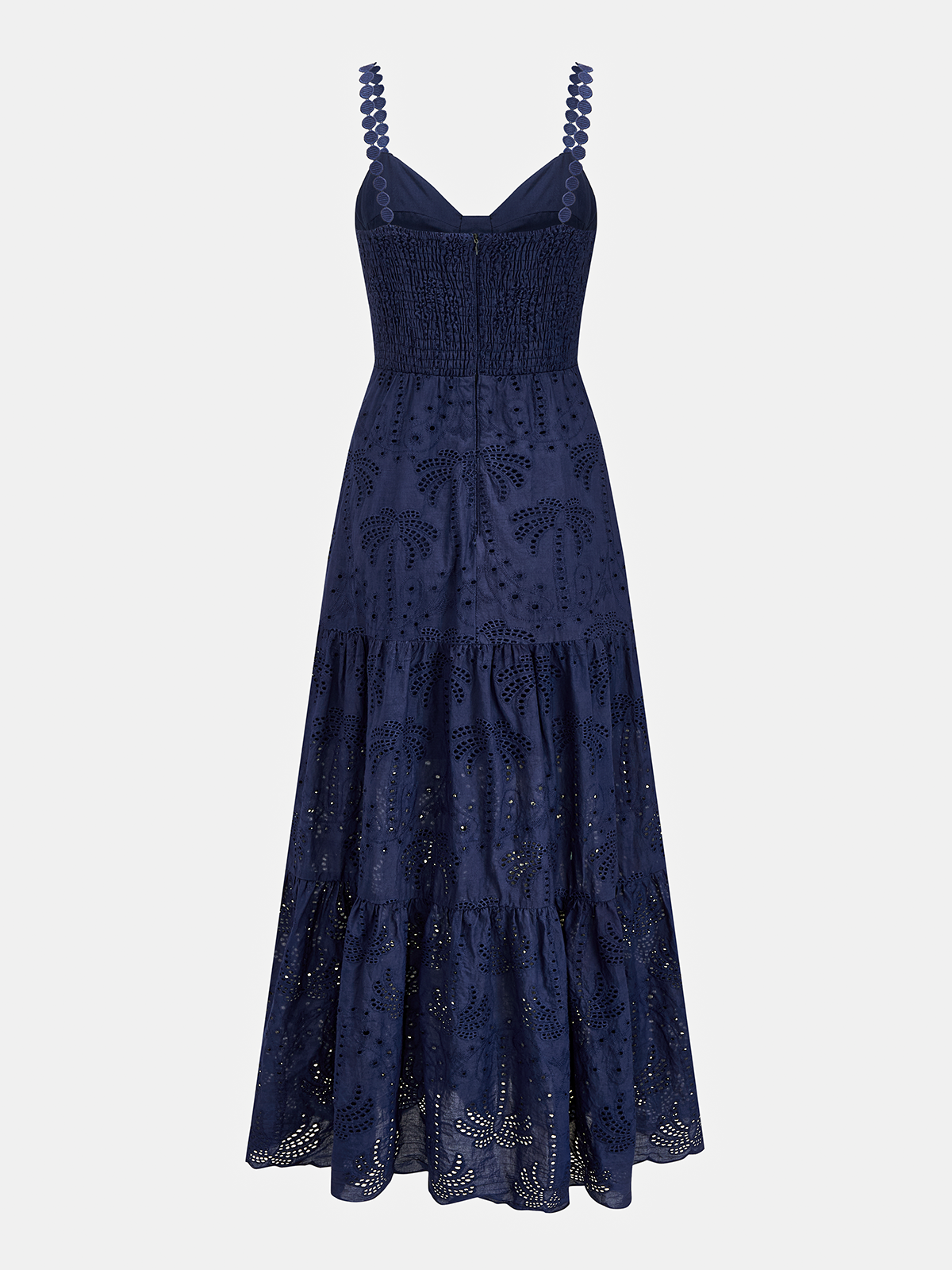 Eyelet Embroidery Tiered Cami Dress Women's Summer Casual