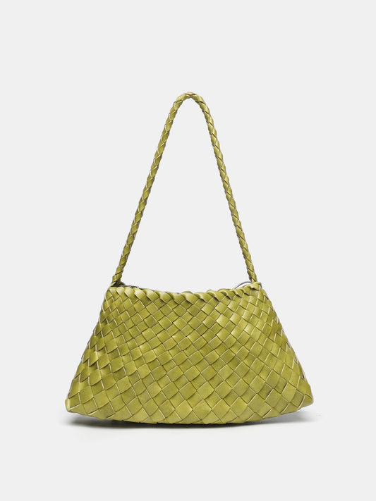 "Woven Braided Shoulder Handbag Versatile Spacious Tote"
