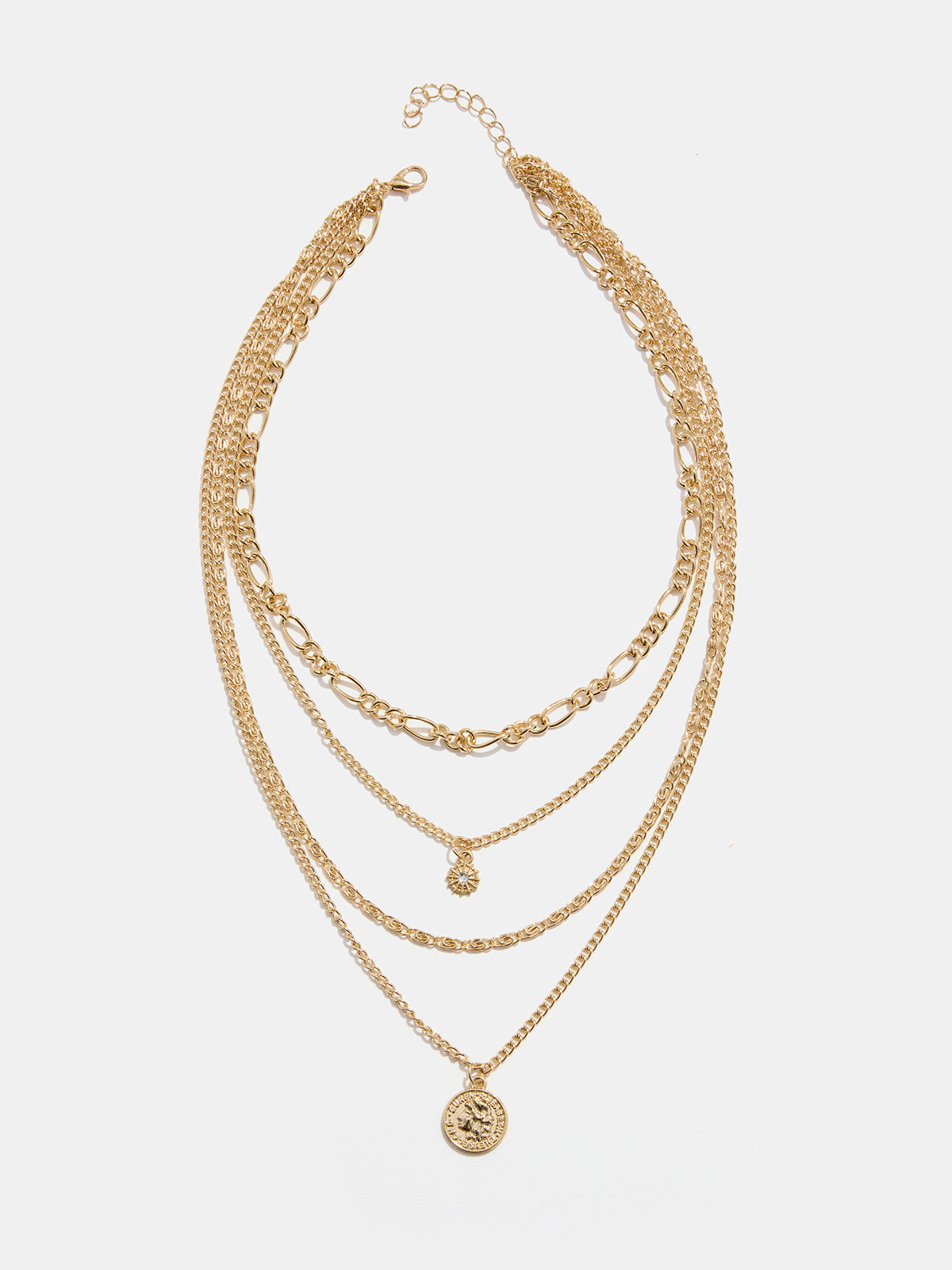 Multi Layer Coin Pendant Necklace for Women, Vintage Style Fashion Jewelry