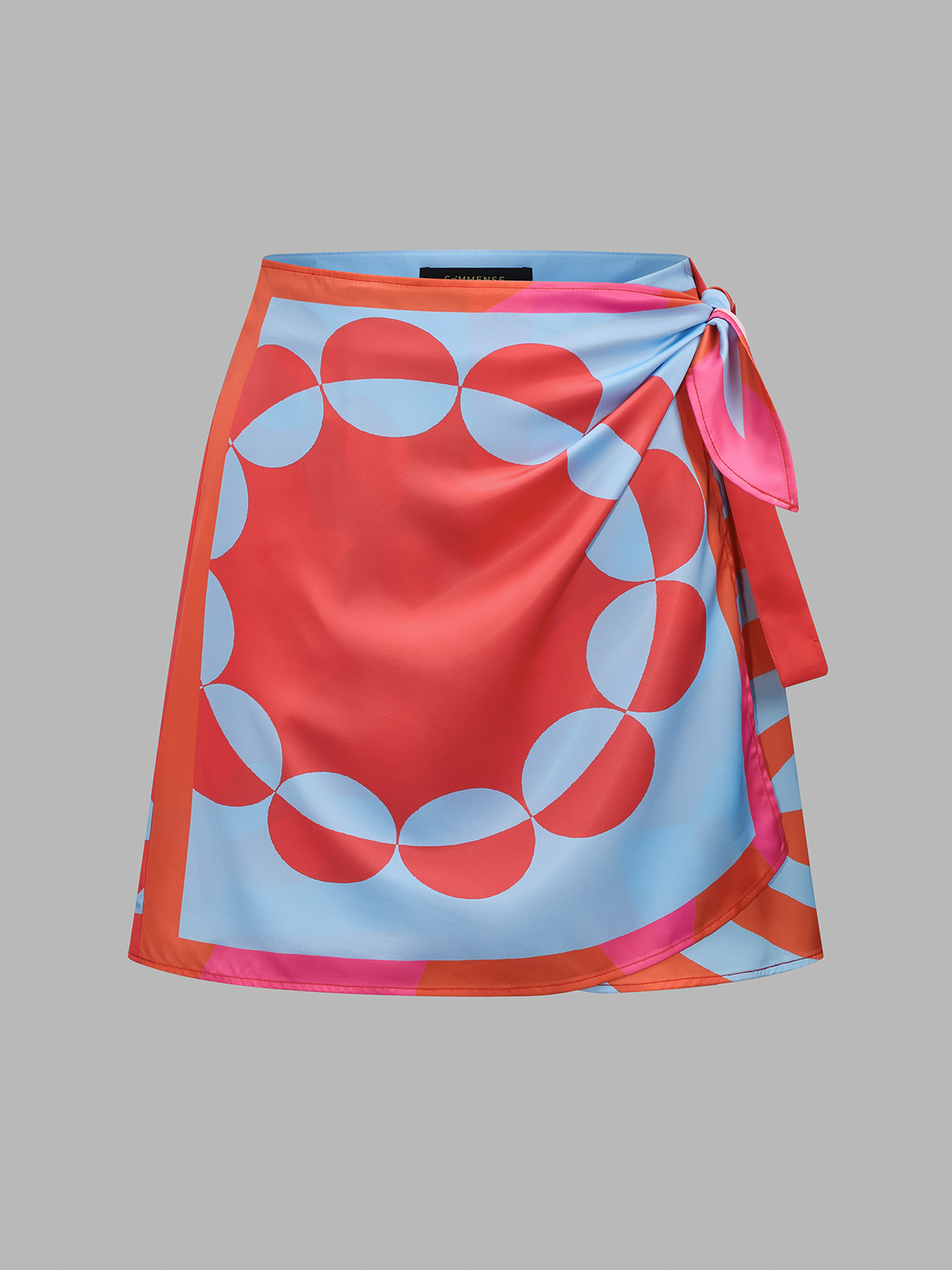 Cowl Neck Tank Top & Stylish Boho Printed Skirt Set for Women