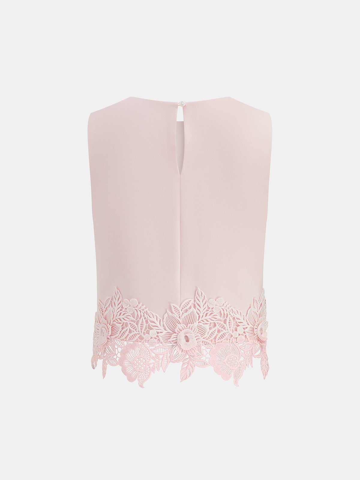 Enhance your wardrobe with our Lace Hem Sleeveless Top & Shorts Set, featuring delicate details and a versatile design for any casual occasion.