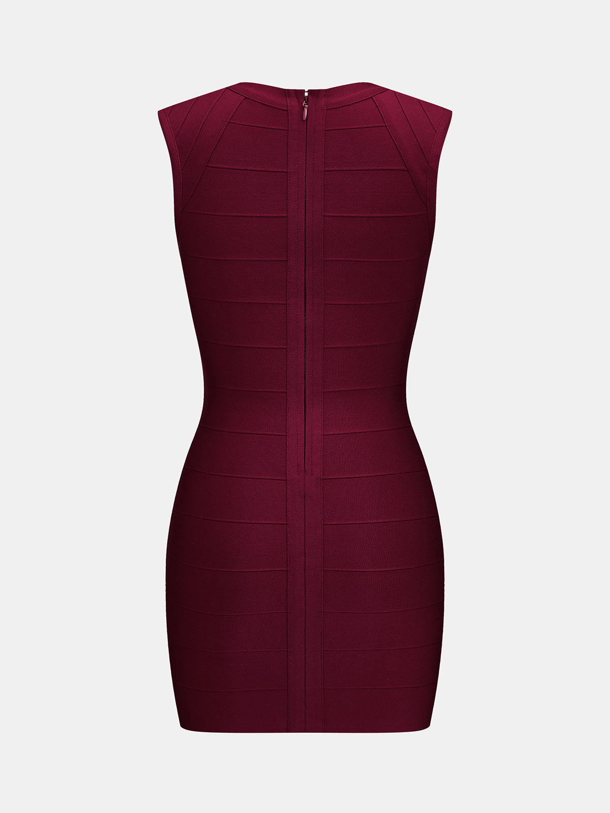 Deep V Sleeveless Bodycon Mini Dress for Women Party Wear