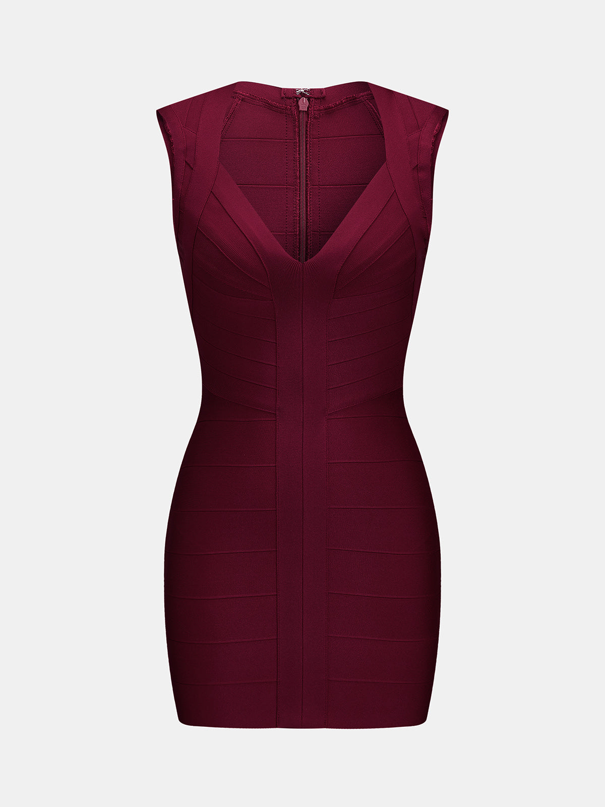 Deep V Sleeveless Bodycon Mini Dress for Women Party Wear