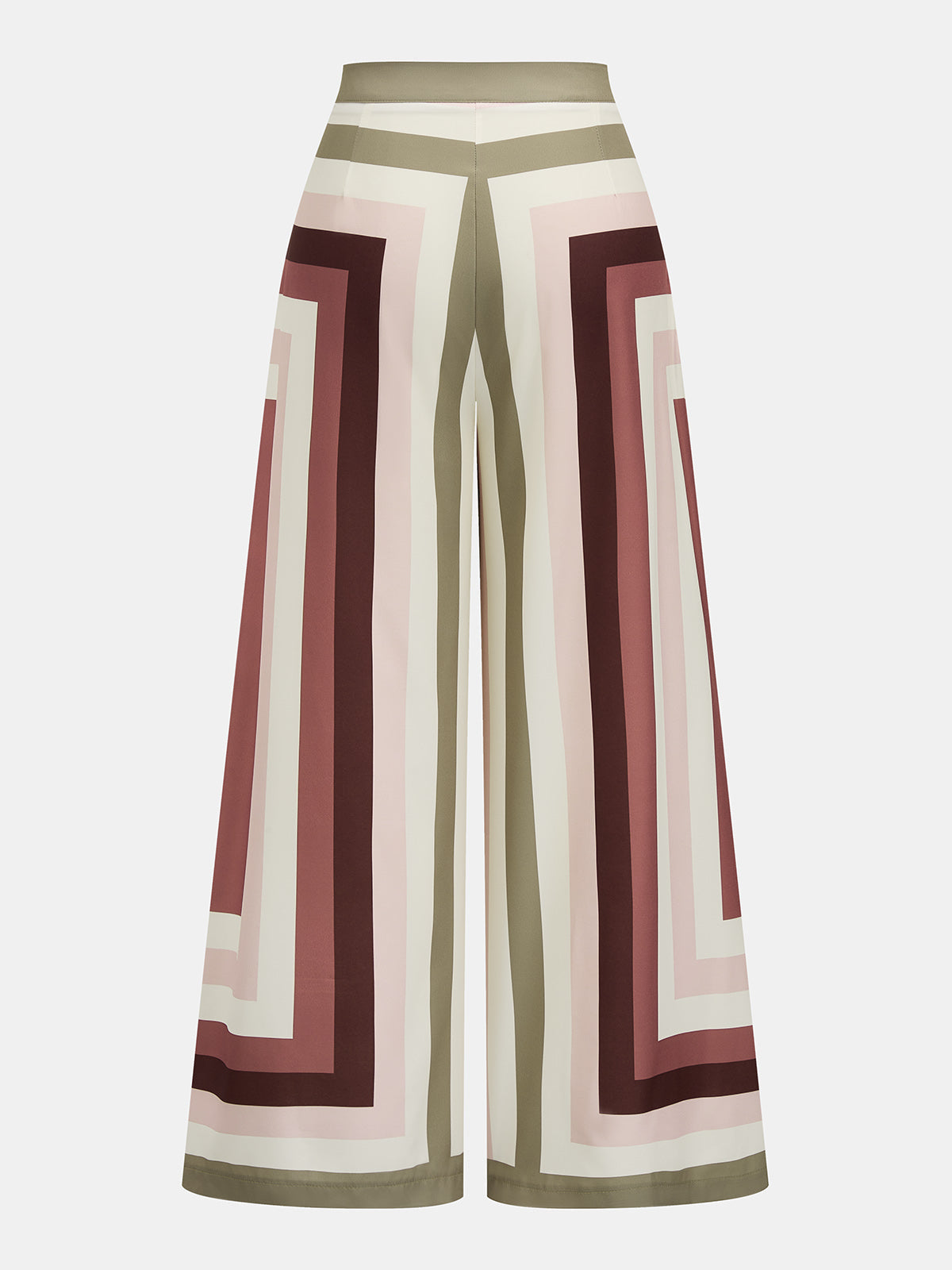 Geometric Print Halter Top & Pants Set for Summer Casual Wear