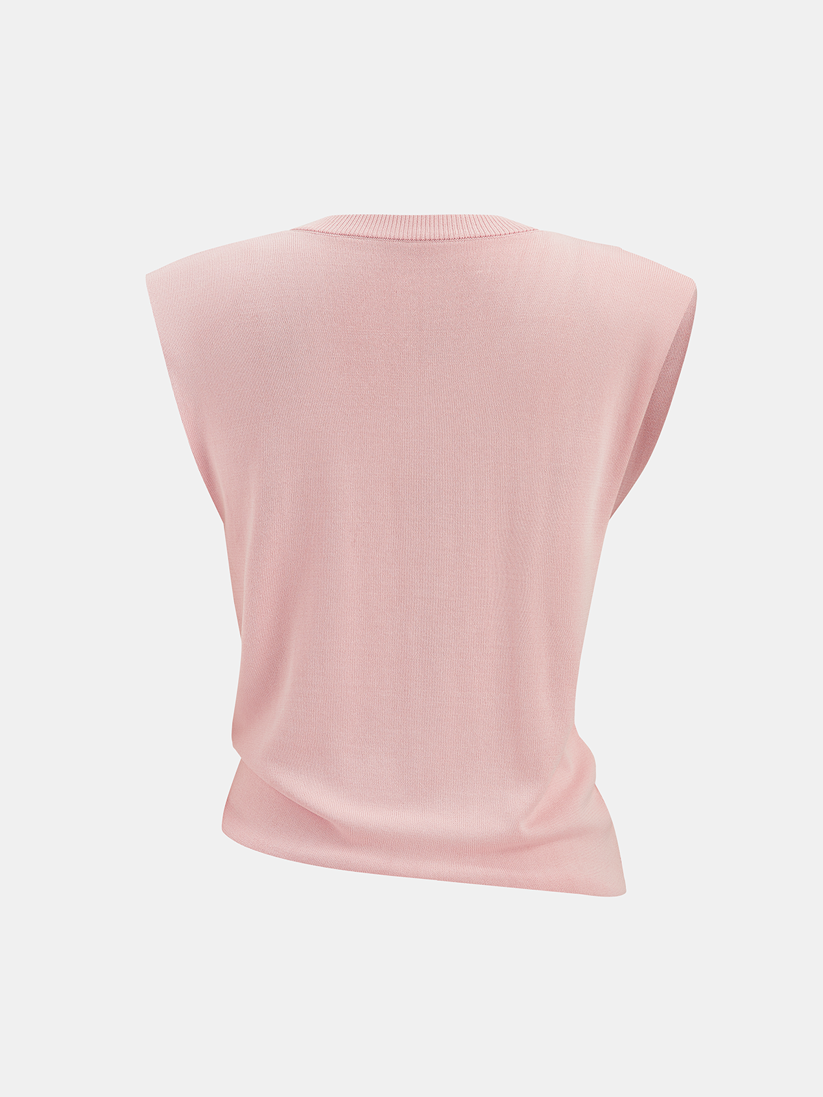 Twisted Waist Sleeveless Knit Top for Women Summer Casual
