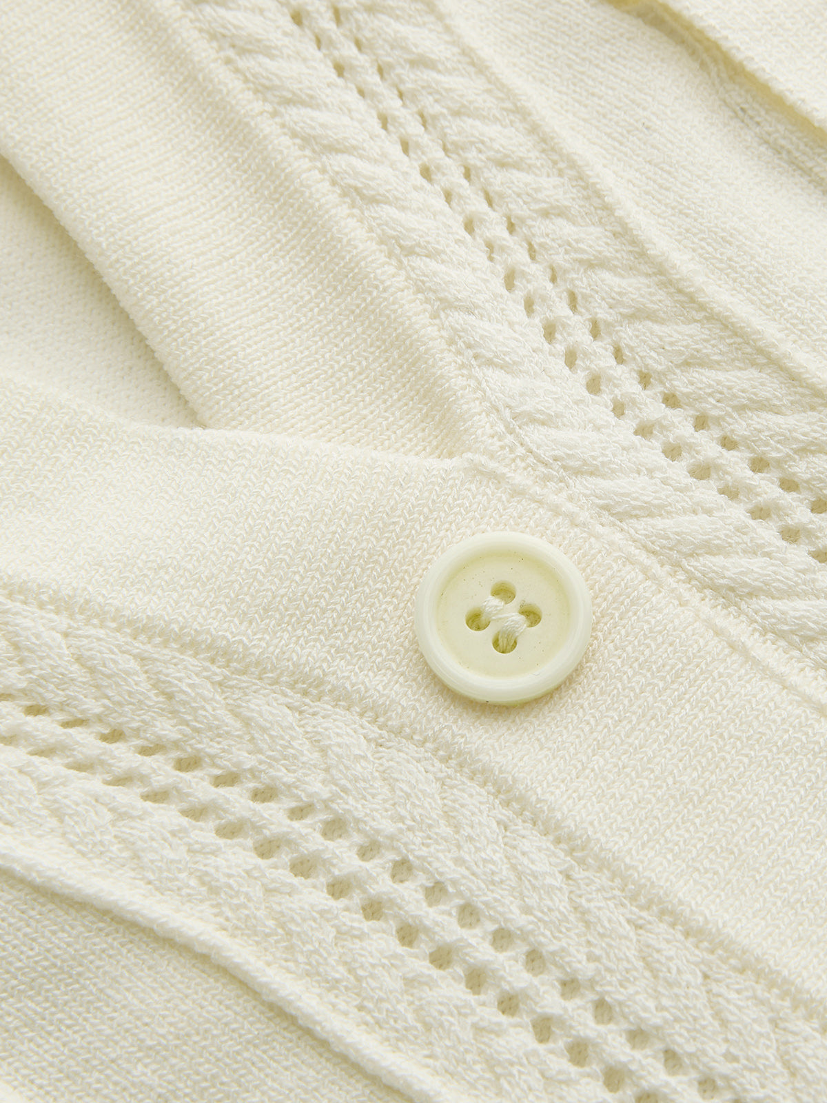 Ruffled Button-Down Knit Top for Women Casual Wear