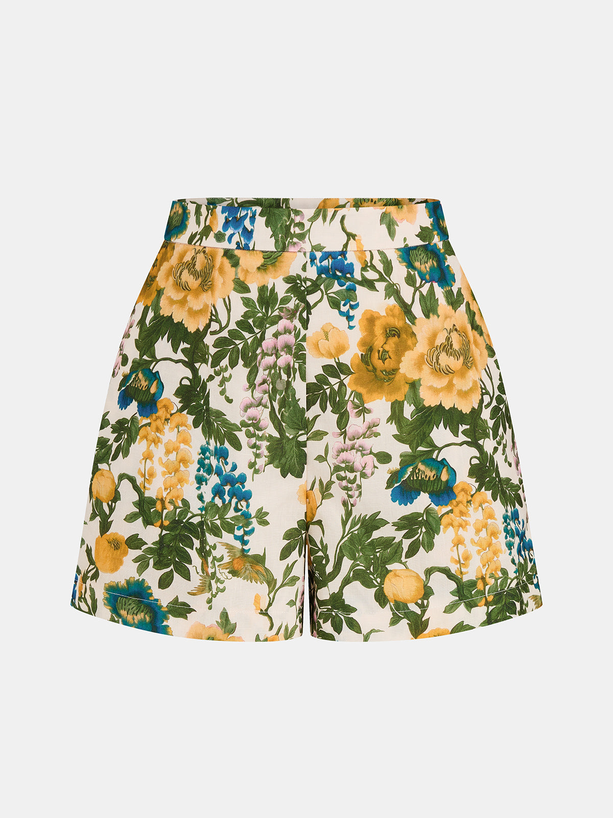 Floral Print Cropped Cami Top & Shorts Set for Women Summer Casual