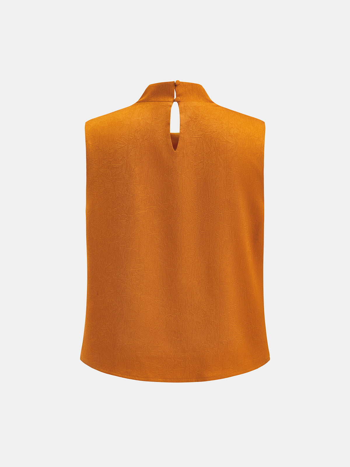 Cowl Neck Sleeveless Satin Blouse for Women Elegant Party Wear
