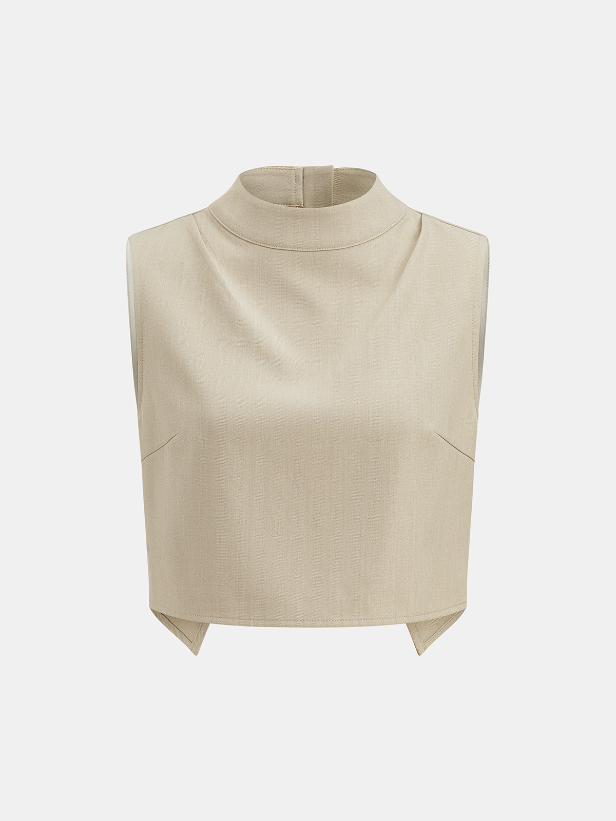 Backless Crop Vest & Belted Skort Set for Women Summer Fashion