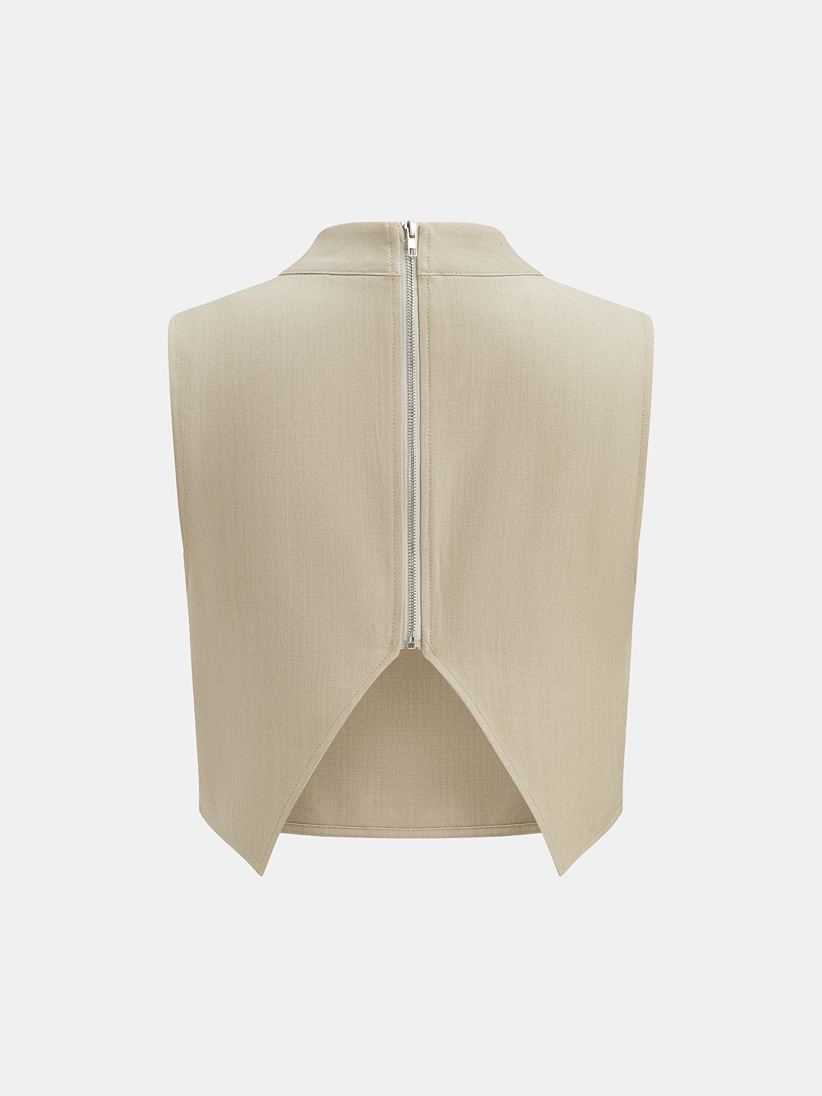 Backless Crop Vest & Belted Skort Set for Women Summer Fashion