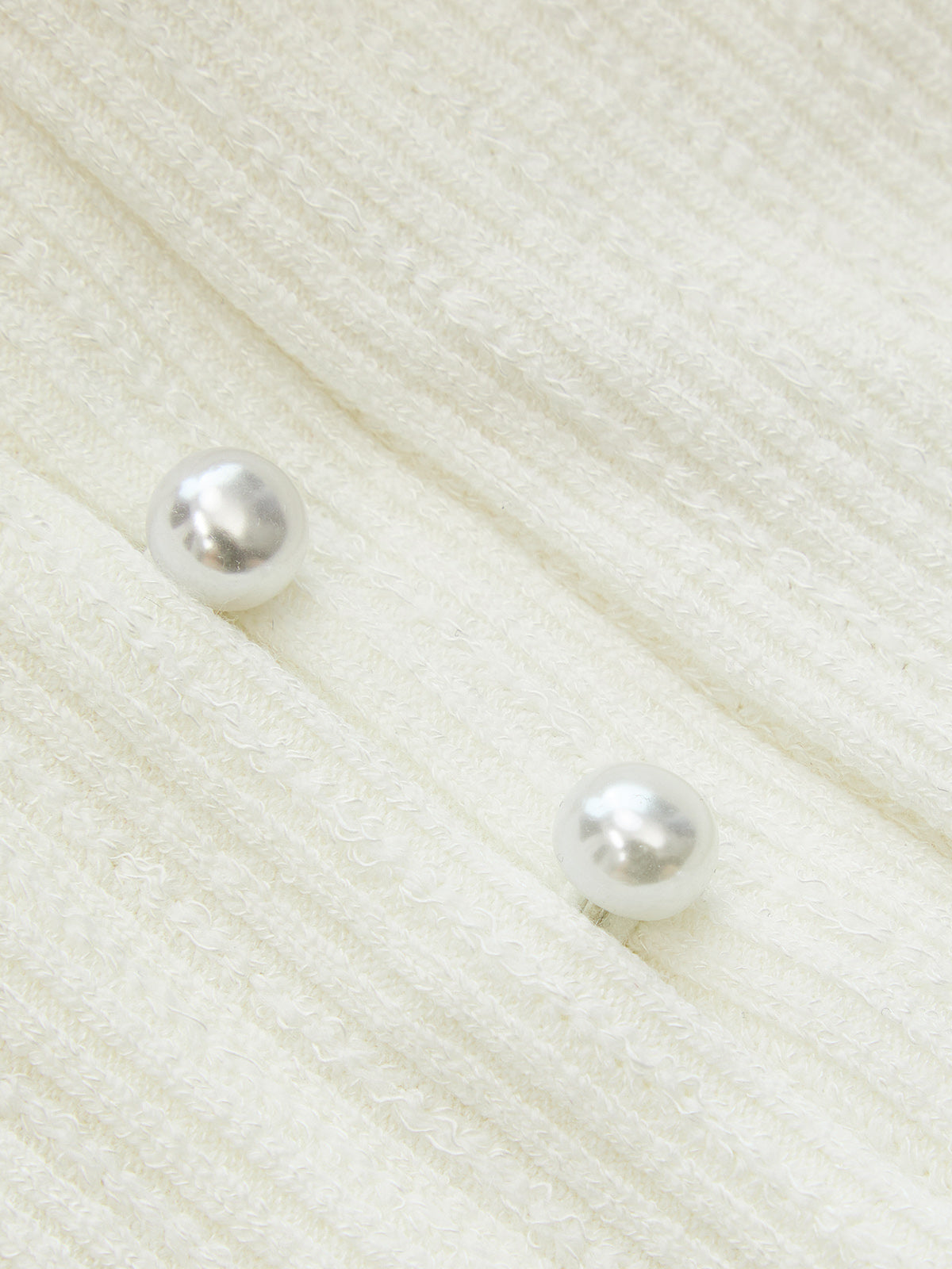 Half Placket Pearl Button Ribbed Crop Top: Women's Fashion Essential