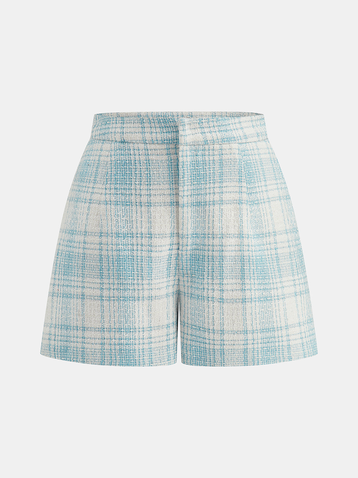 Plaid Tweed Two Piece Shorts Set Comfortable Spring Summer Fashion