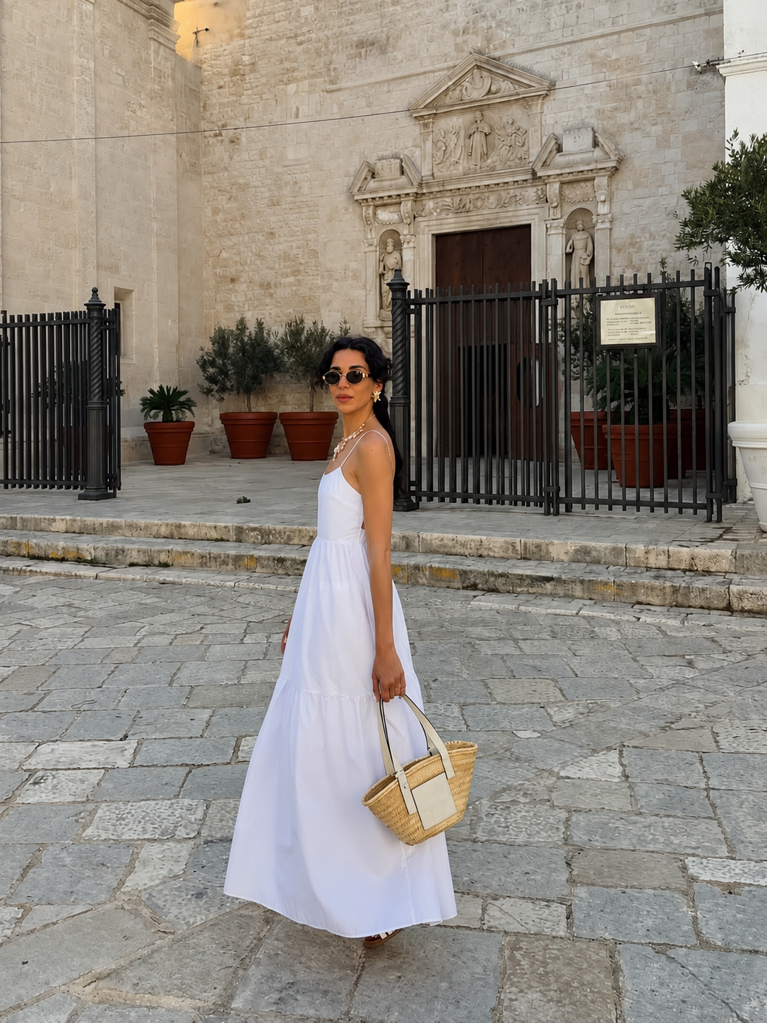 Solid Backless Long Dress with Elegant Flowing Skirt