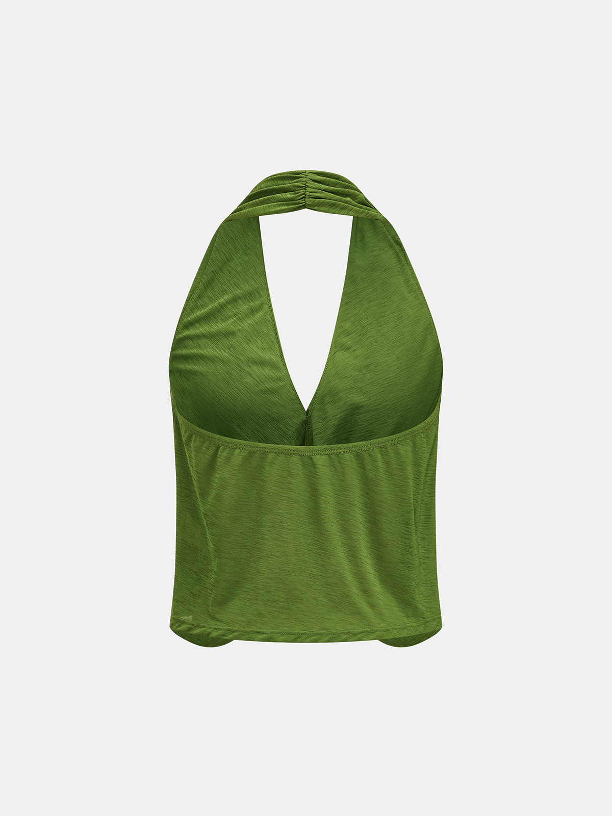 Halter Twist Front Deep V Tank Top for Women Summer Casual