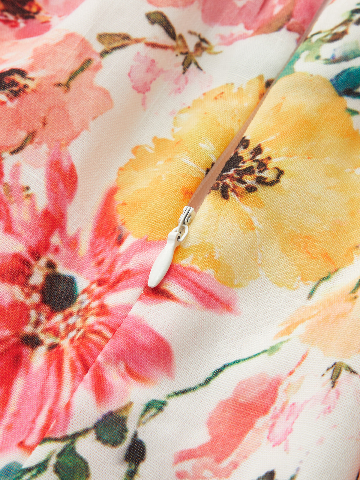 Watercolor Flower Two Piece Skirt Set for Spring Summer Casual Wear