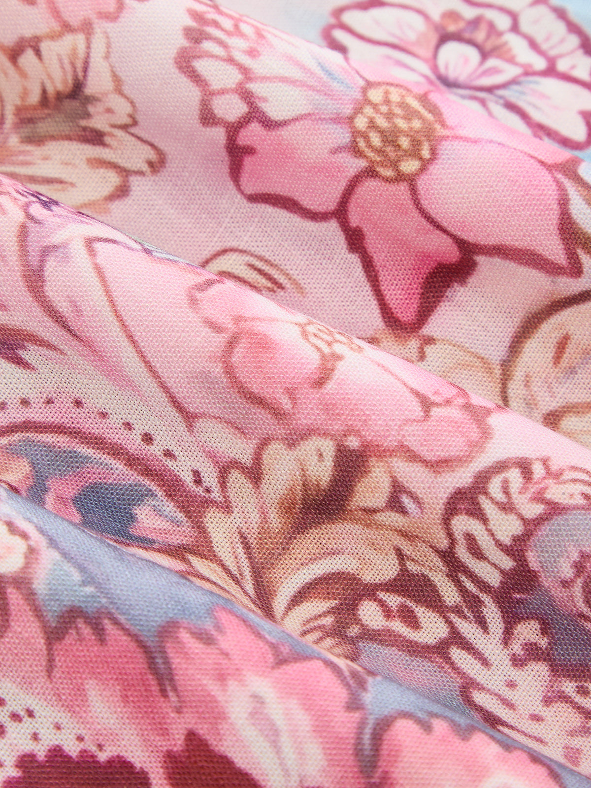 Vintage Floral Cutout Back Tie Maxi Dress for Summer Weddings