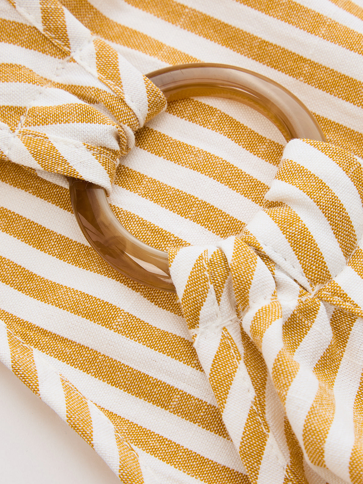 Ring Detail Striped Sleeveless Top for Women Casual Summer Wear